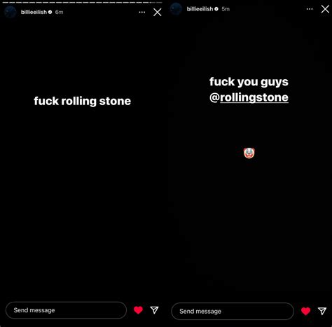 billie eilish leak|Billie Eilish Allegedly Calls Out Rolling Stone Leak